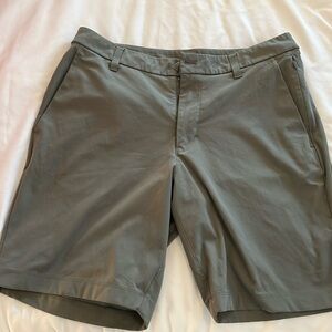 Men’s green/grey lululemon shorts. Size 32, 7 inch inseam